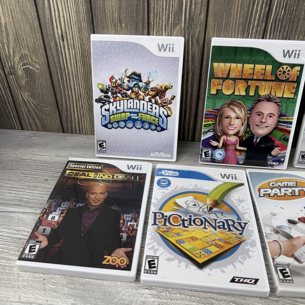 Nintendo Wii Game Lot – Party, Racing & Adventure Bundle 7 Games, Tested & Clean - Picture 2 of 11